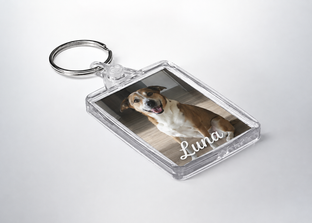 Llavero rectangular personalizado